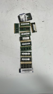 DDR2 DDR3 Laptop RAM SO-DIMM Samsung Micron Hynix Mixed Lot Of 13