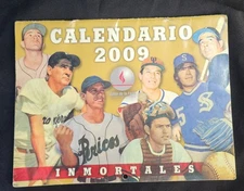 Calendario 2009, Salon De La Fama Del Beisbol Profesional De Mexico. Inmortales.