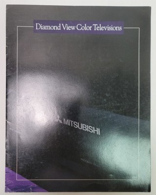 1993 Mitsubishi Diamond View Color Televisions Brochure Line-Up Specs