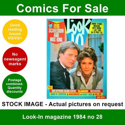 Look-In magazine 1984 no 28 VG/VG+ 07 July 1984 - Fall Guy