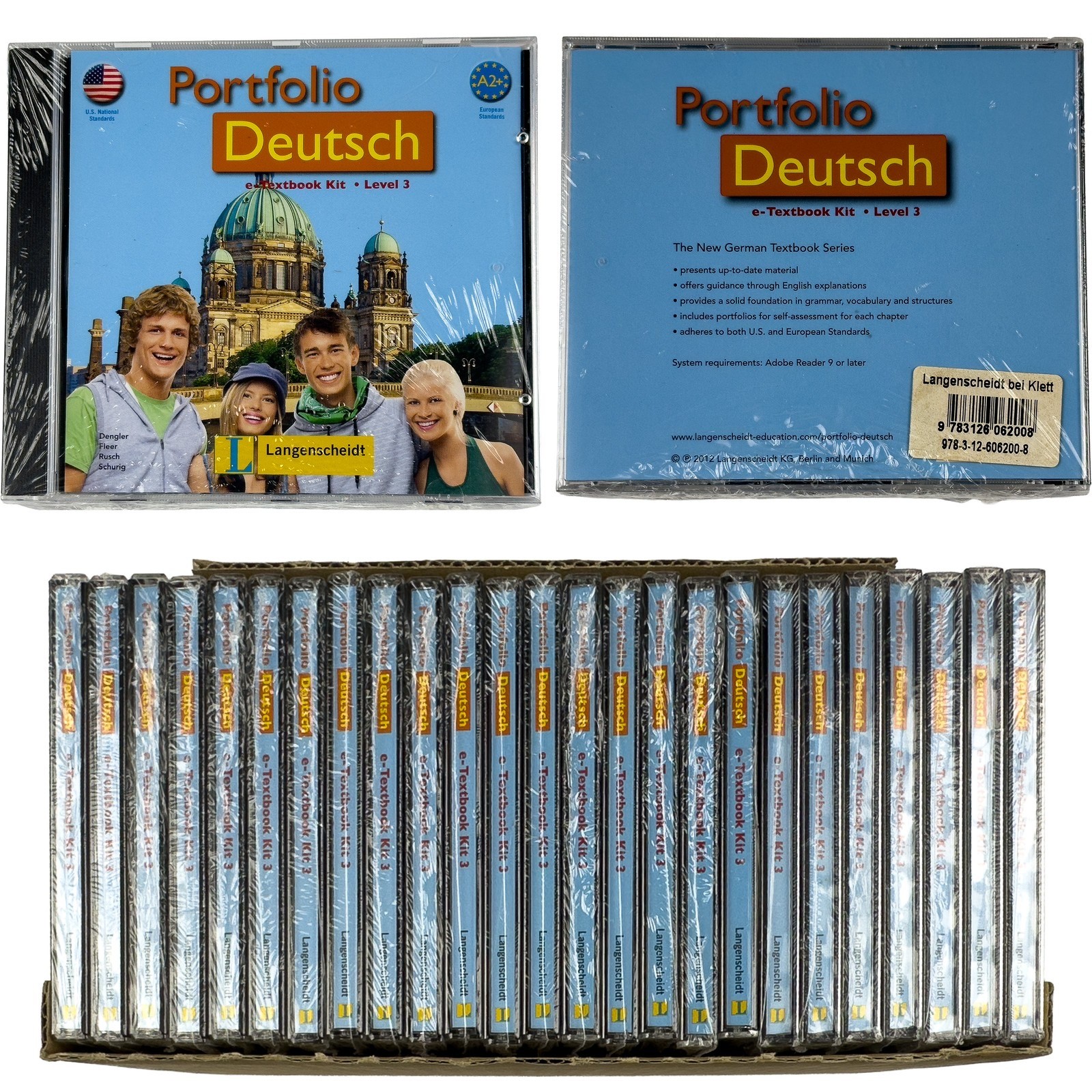 Lot of 25 Portfolio Deutsch e-Textbook Kit 3 (2012) Langenscheidt CD-ROM