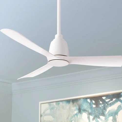 44" Fanimation Kute Matte White Damp Smart Ceiling Fan - Picture 1 of 4