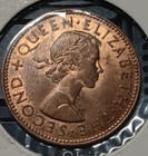 1964 New Zealand Half Penny,  Appears Uncirculated, Excellent Details. — photo 1