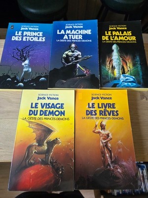 JACK VANCE Lot 16 Bücher SF - Tshaï Princes-Démons Lyonesse - komplette Zyklen