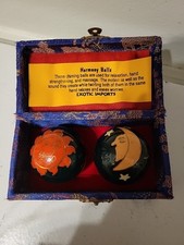 Chinese Baoding Balls Health Medicine Exercise Stress Balls Sun  Moon Design