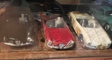 Alfa Romeo Giulietta Spider Miniature Car Set Of 3 Green Red White