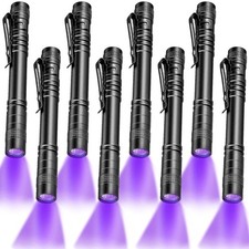 8Pack Portable UV Pen Light Flashlight 395nm ...