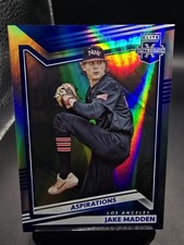 2022 Panini Elite Extra Edition Aspirations Blue /349 Jake Madden #118