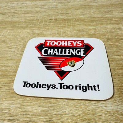 Tooheys Challenge Beer Coasters ARL Australian Rugby League 11cm Too Right