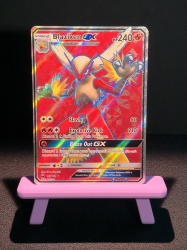 Blaziken GX 153/168 Celestial Storm Pokémon TCG Full Art Holo 2018 NM Near Mint