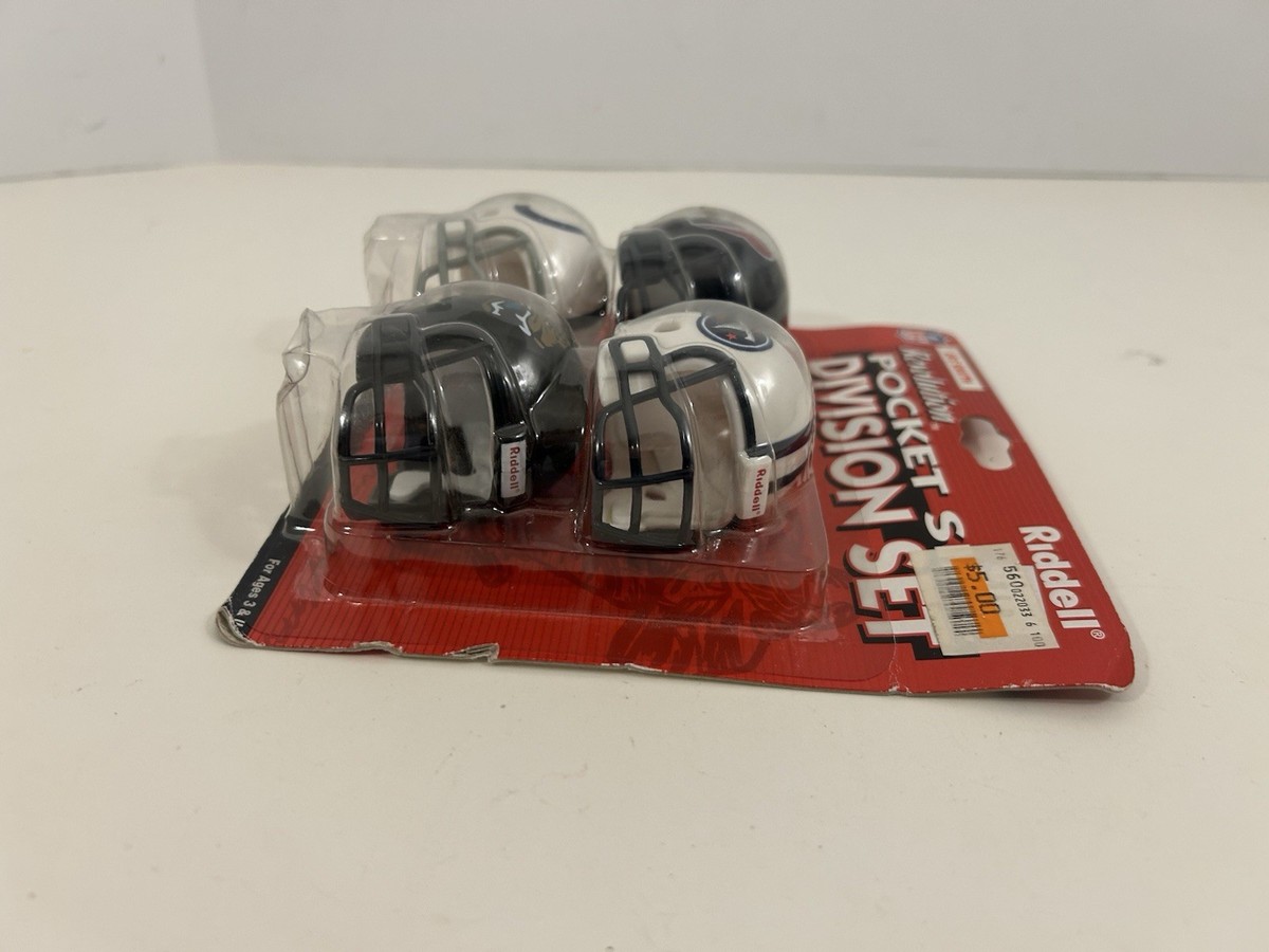 2003 Riddell NFL Revolution Pocket Size Division Set Helmets AFC