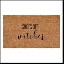 Shoes of Witches Doormat 17 x 29. New! Free Shipping!