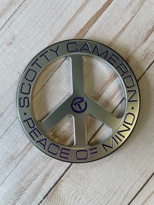 RARE* Scotty Cameron Circle T Peace of Mind Metal Bag Tag | eBay
