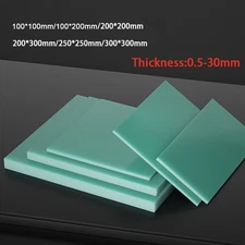 Fiberglass Composite Sheet Green FR4 Build Surface Plate Bed for 3D Printers