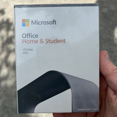 NEW SEALED: Microsoft Office Home & Student 2021 PC/Mac 1-Device Retail Box