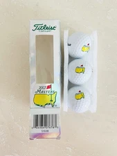 Vintage Titleist DT So Lo 3 Golf Balls 2003 Masters Edition New / Box Damaged