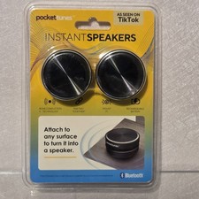 Pocket Tunes Instant Bluetooth Speakers 2 Pac...