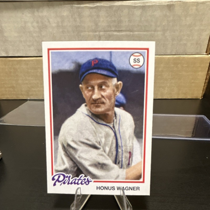 Topps 2022 Archives #154 Honus Wagner Pittsburgh Pirates MLB 1978 Topps Design