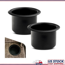 2pcs Metal Cup Holder Insert Recessed Drop-in Drink Can Holder Large Capacity