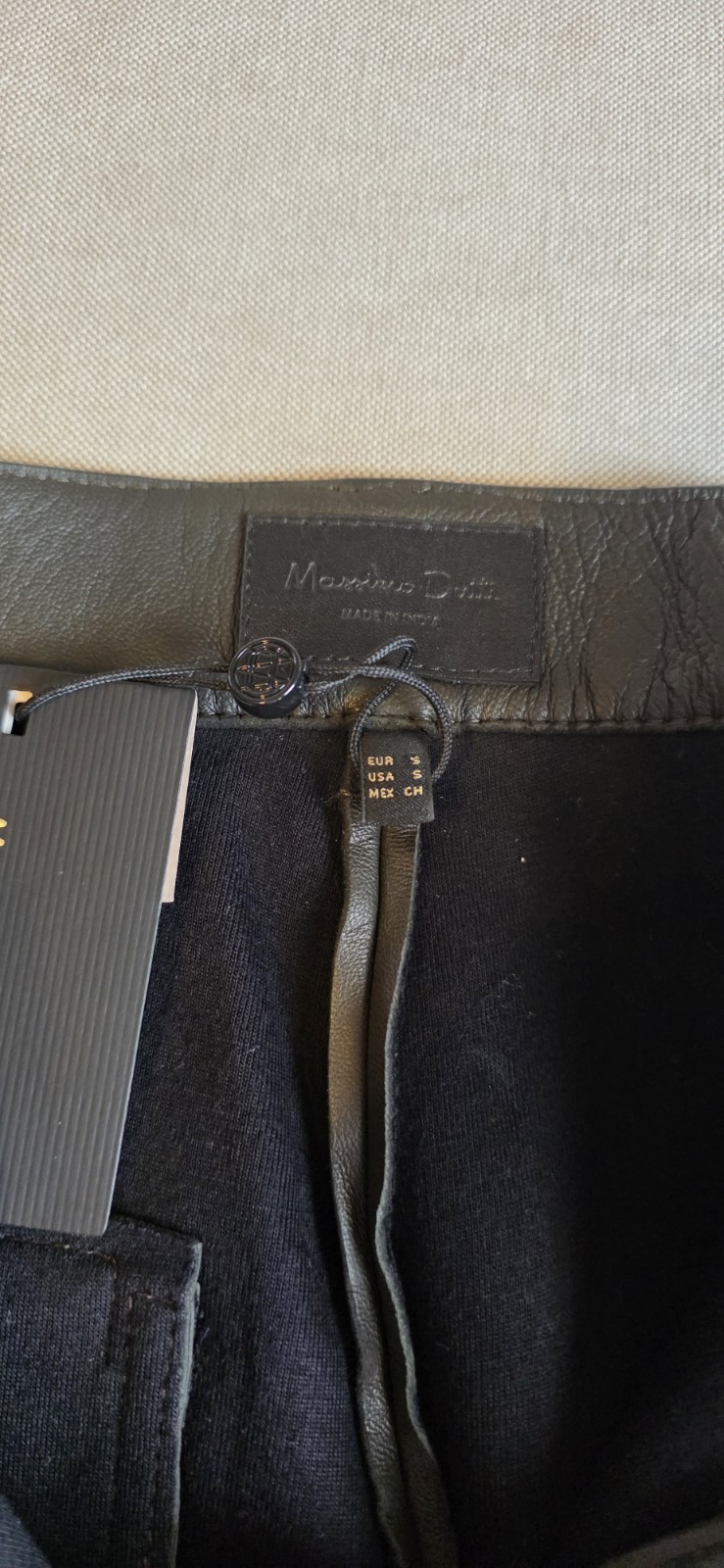 Massimo Dutti Women's Leather Pants thumbnail 2