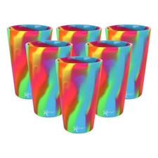 Silipint Silicone Pint Glasses, Unbreakable & Reusable 16-Ounce Silicone Cups...