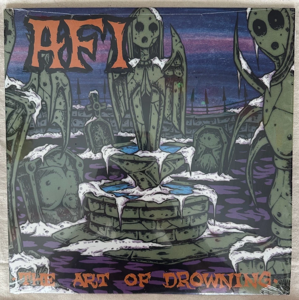 AFI – The Art Of Drowning LP 180g Reissue 2017 US Tombstone Splatter New M - Image 2 of 4