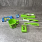 Vintage Teenage Mutant Ninja Turtles Locker Bag Bath Set TMNT 1989 Unused Toy