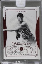 2016 Panini Flawless Ruby 12/15 Herb Pennock #17 HOF 1y8
