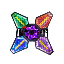 DJ bee eyes 6x12W rgbw effect moving head light LED retro bars 4x60W golden dmx