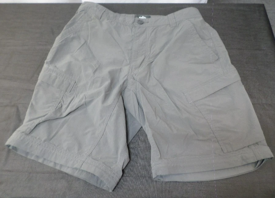 DESIGNER REI CO*OP BUILT ON PURPOSE CASUAL HIKING WORK PLAY GRAY SHORTS 32Wx30L