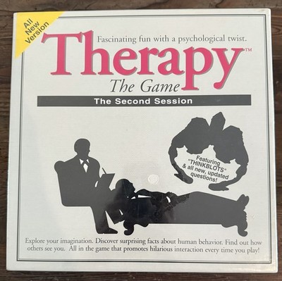 Therapy The Game The Second Session 1996 Pressman Board Game New Sealed