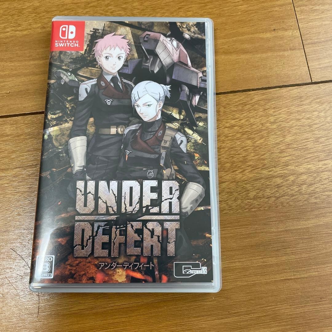 UNDER DEFEAT Nintendo Switch Used Tested Japanese ver with Case Good Condition
