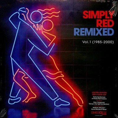 Simply Red - Remixed Vol. 1 (1985-2000) - Limited Red & Blue Colored Vinyl [New
