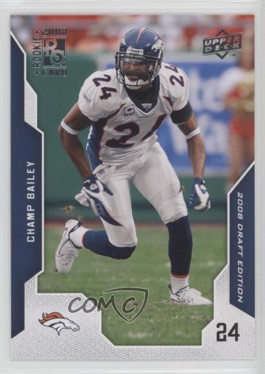 2008 Upper Deck Draft Edition Champ Bailey #134 HOF 2u3