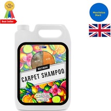 5L Carpet Cleaner Shampoo | Refreshing Citrus Scent & Stain Removal Power 4.20 per litre