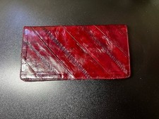 Eel authentic Skin leather Thin Multi-purpose Wallet