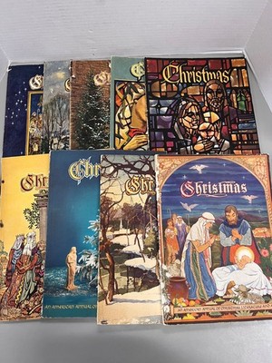 An American Annual Of Christmas Literature And Art Huge Lot of 9 (See photos)