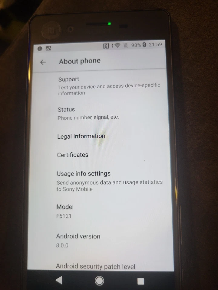 Sony Xperia X Performance 32GB F5121 Smartphone Android Mobile Unlocked Grey - Image 4 of 4