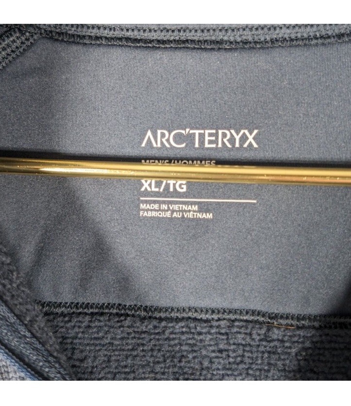 ARC'TERYX Arcteryx Covert Cardigan Polartec Pile Giacca Full Zip Uomo Blu Taglia XL