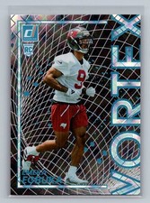 Emeka Egbuka 2025 Donruss #25 Vortex Cosmic #/100 Rookie RC