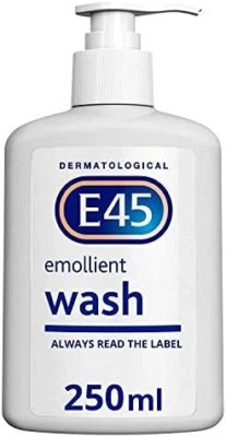 E45 Dermatological Emollient Wash Cream, 250 ml