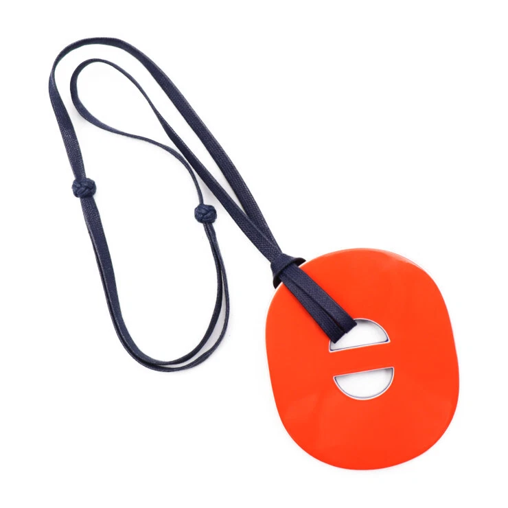 Collar HERMES - Chéne Dunkel Colgante Madera Lacada Amarillo Foto 2 de 4