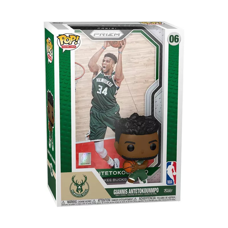 New! Funko Pop! Nba Trading Cards: Giannis Antetokounmpo