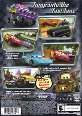 Jogo Ps2 Cars Carros Disney Playstation 2