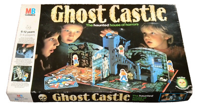 GHOST CASTLE: HAUNTED HOUSE OF HORRORS - 1985 VINTAGE SPIEL von MB (KOSTENLOSE UK P&P)