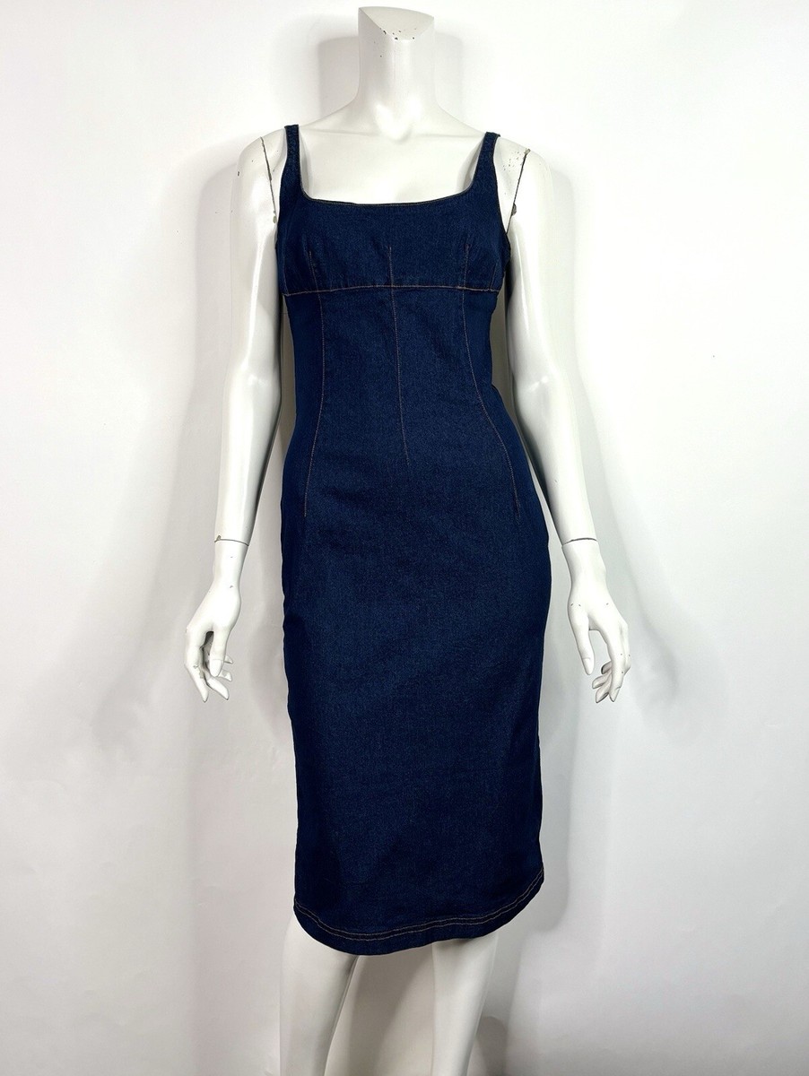 Vtg New Dolce & Gabbana D&G Blue Denim Dress 42 M | eBay Vtg New Dolce & Gabbana D&G Blue Denim Dress 42 M | eBay