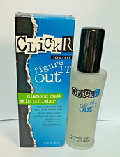CLICK R Skin Care Diamond Dust Skin Polisher Serum Polishes Exfoliates 1.7 oz