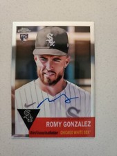 Romy Gonzalez 2022 Topps Chrome Platinum #CPA-RM RC Autograph Red White Sox
