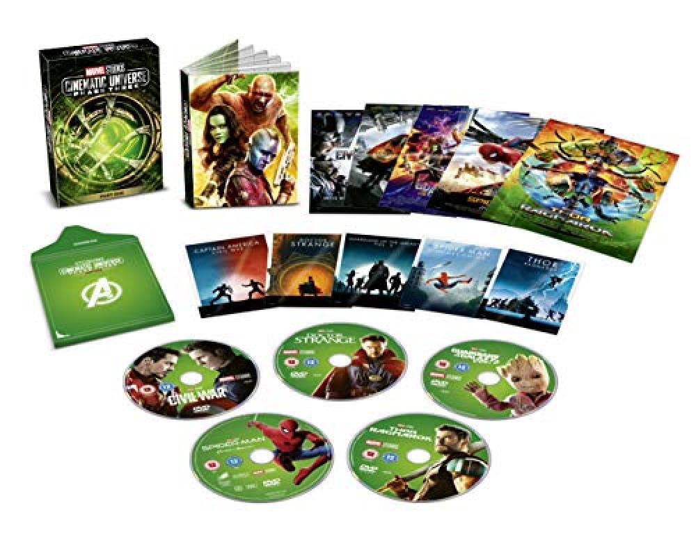 Marvel Phase 3 Part 1 Box Set (5 Dvd) [Edizione: Regno Unito] - NUOVO
