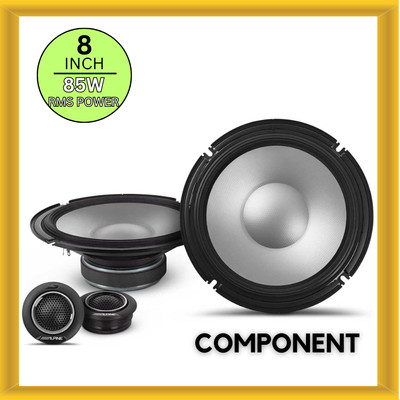 Alpine Next Generation S-Series S2-S80C 8 Inch Car Component Speaker 85W RMS Set